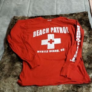 Beach patrol long sleeve tee